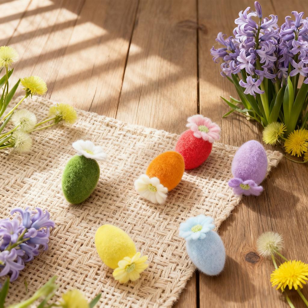 Easter Decorative Ball Table Decoration Pampas Grass   Powder Balls Can Be  Combined