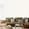 Hearts Wallpaper White and Cream 50x1000