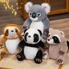 Мягкие и Обнимательные Плюшевые Игрушки: Панда, Коала, Енот и Ленивец для Девочек. Идеальный Подарок!