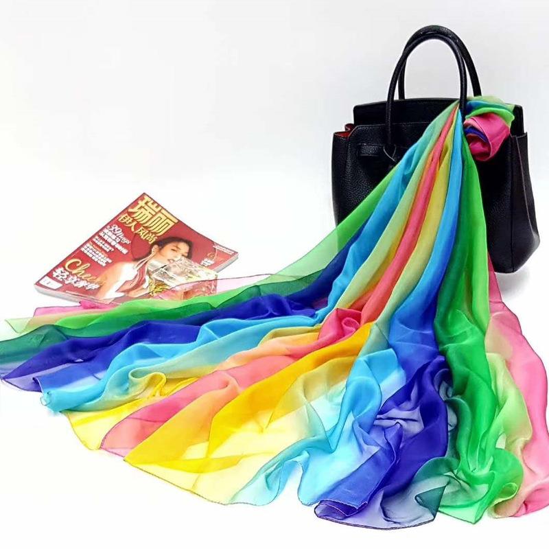 Spring/Summer New Women'S Silk Scarf 140 * 195cm Simulated Silk Twill Square Scarf Fashion Printed Large Square Scarf Professional Scarf