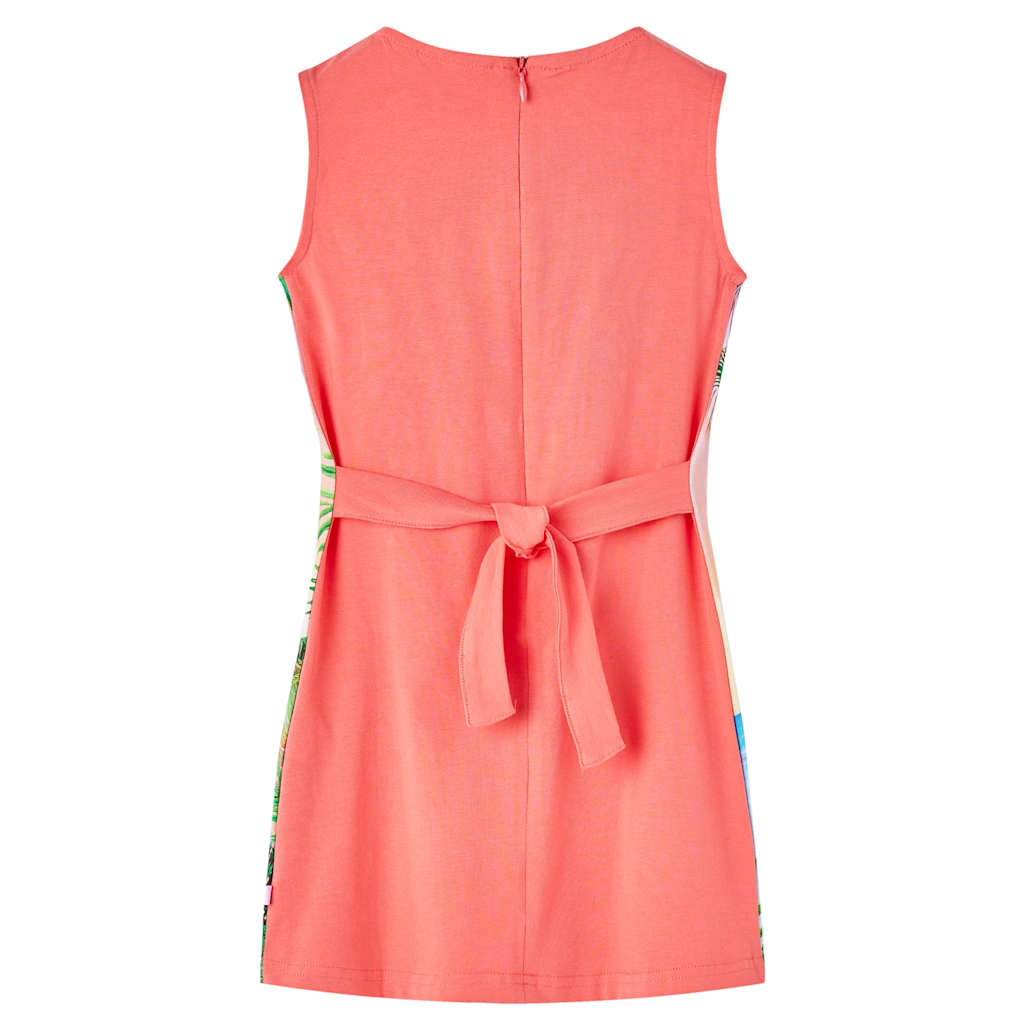 Kids Dress Coral Pink 140
