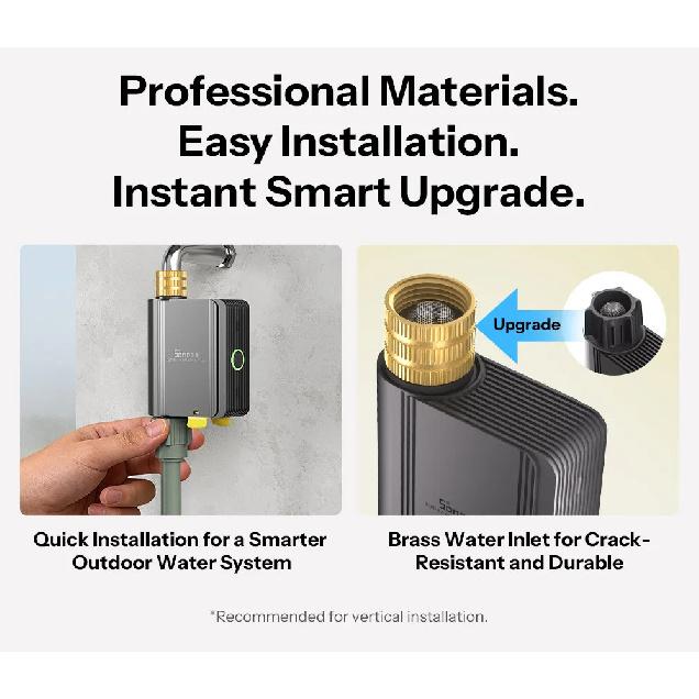 SONOFF SWV-ZNE Hydro Series Hydro ONE Lite Zigbee Smart Water Valve Without Flow Meter Dual Communication Modes Flexible Control