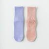New Cotton Breathable Mid Calf Yoga Pilates Socks Silicone Non-slip Fitness Socks Indoor Dance Gymnastic Training Floor Socks