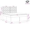 Boxspring bed with mattress and headboard Pink 140 x 200 cm Velvet
