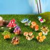 Simulated Mushroom Ornament Cute Mushroom Micro Landscape Decoration Gardening Decoration Resin Craft Bonsai DlY Plant Ornament