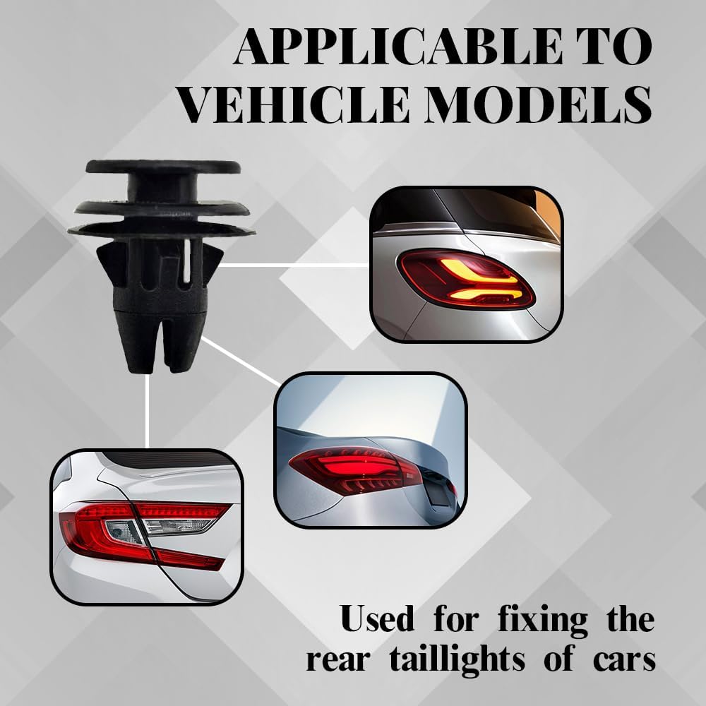 20PCS Tail Light Retainer Clips, OEM 68061648AA Taillight Mounting Clips Compatible with Most Cars, Truck, SUV and More