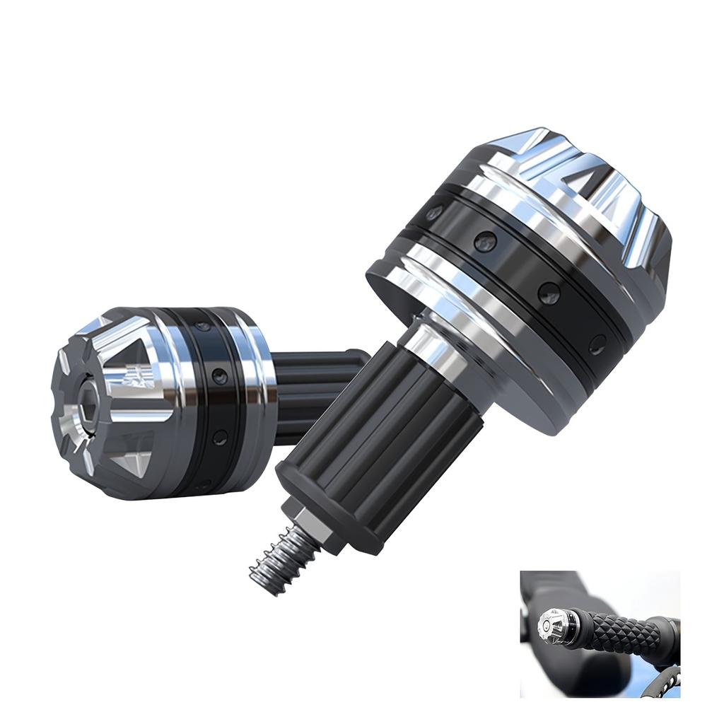 2pcs/Set Motorcycle Handlebar Plugs And Handlebar End Caps Made of Aluminum Alloy, Suitable for Motorcycle Handlebars