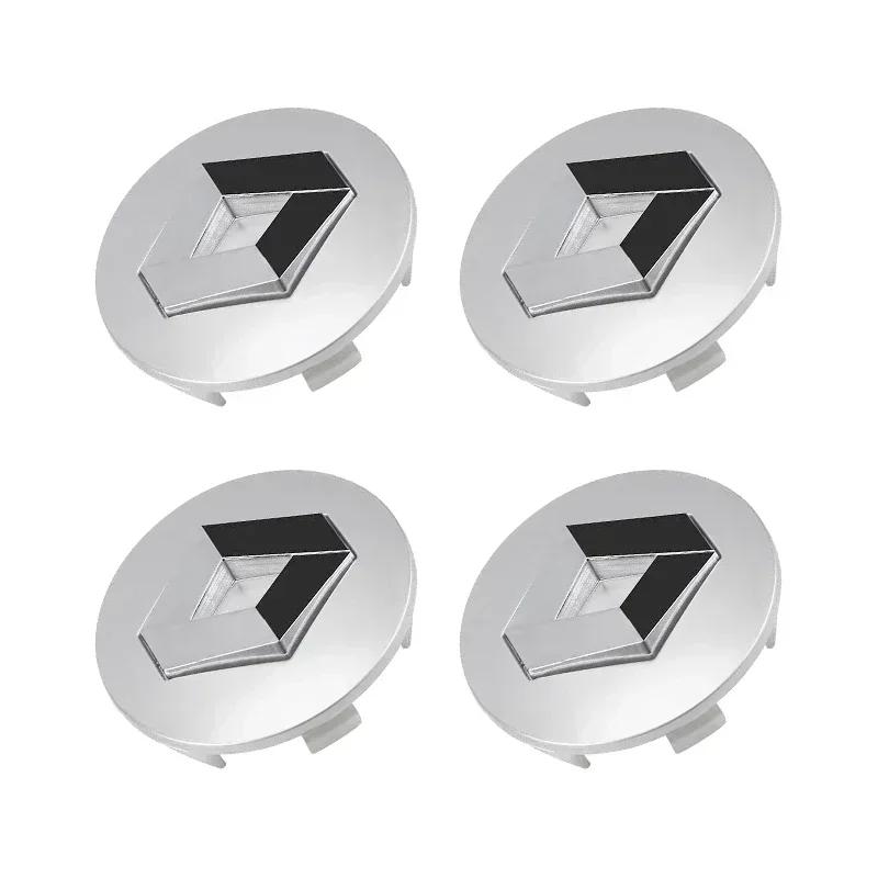 Hub Caps 4PCS 57mm 60mm Car Wheel Center Cap Logo Hub Badge Rims Cover For Renault Megane 2 3 Clio 4 Trafic Captur Emblems Kango