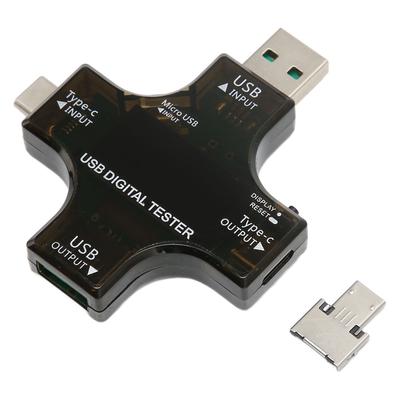 USB Тестер мощности USB C Тестер с цветным IPS цифровым экраном для зарядного устройства, питания, мобильного питания