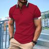Summer Lapel Casual Polo Shirt Button Men's Short Sleeve Sports Polos Shirts Man Top