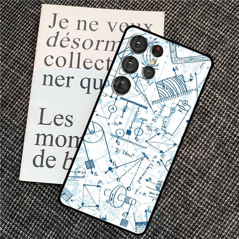 Science Chemistry Formulas Case For Samsung Galaxy S25 Ultra S20 S21 S22 S23 S24 Ultra S9 S10 Plus S25 FE Back Cover
