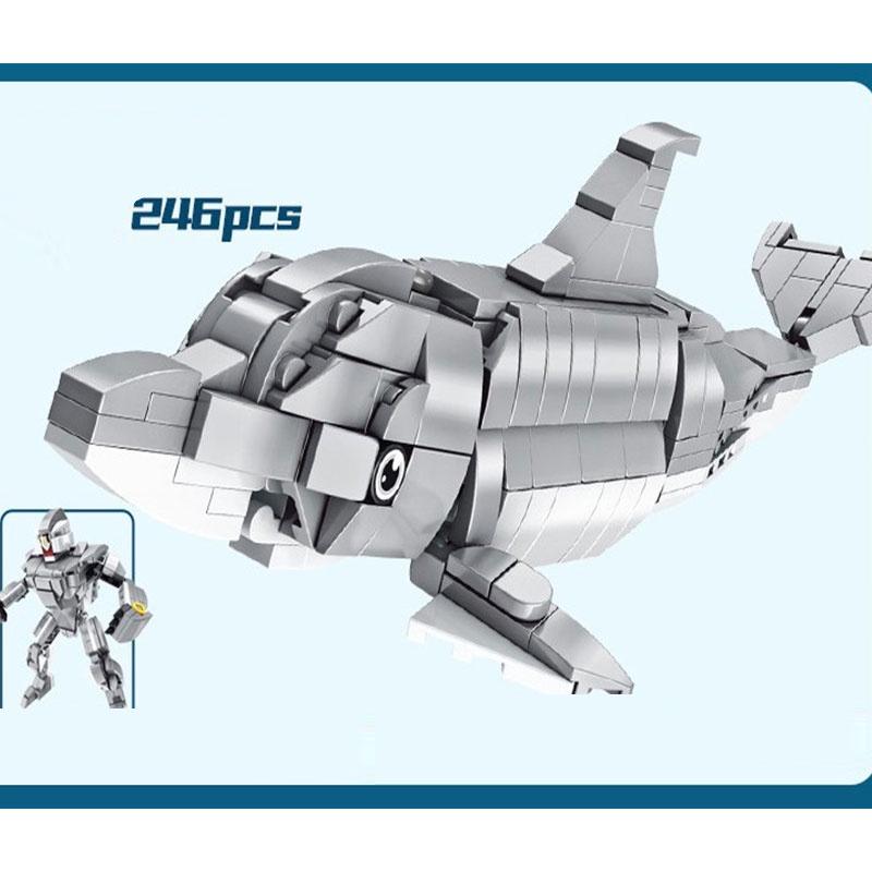 Lego Команда Подводной Лодки 2 Механизированная Броня Строительная Игрушка