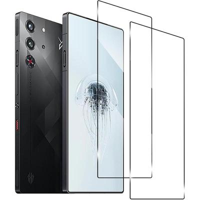 2 шт. для ZTE Nubia Red Magic 10 Pro/Pro Plus 9 Plus защитное стекло для экрана, твердость 9H устойчивая к царапинам беспузырьковая закаленная стеклянная пленка