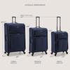 Traveler Anzio Softside Expandable Spinner Anzio Softside Expandable Spinner Luggage U.S. Luggage, Navy, Carry-on 22-Inch,