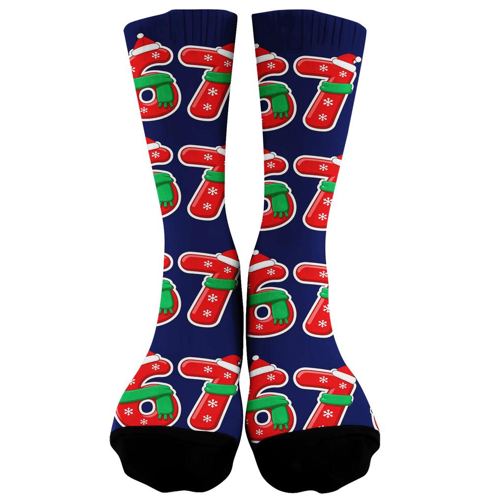 Cute And Playful Socks Mid-Calf Socks Long Socks Printed Socks