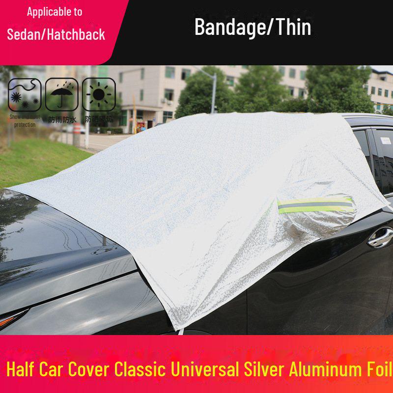 Car Sunshade & Snow Block: Anti-Frost & Heat Insulation Cover for Windshield - Thick Antifreeze Snow Block