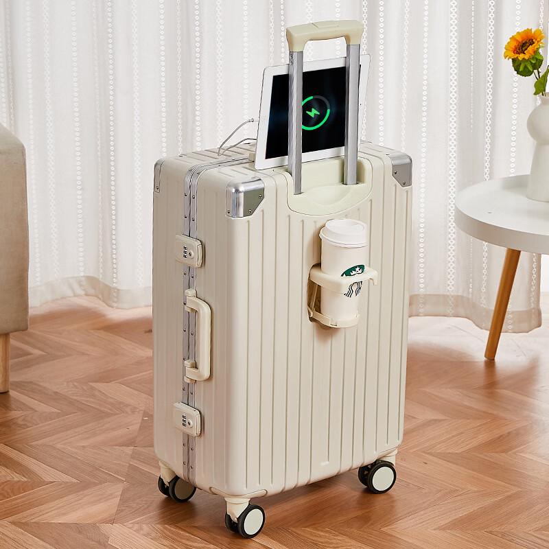 Smart Luggage with Cup Holder