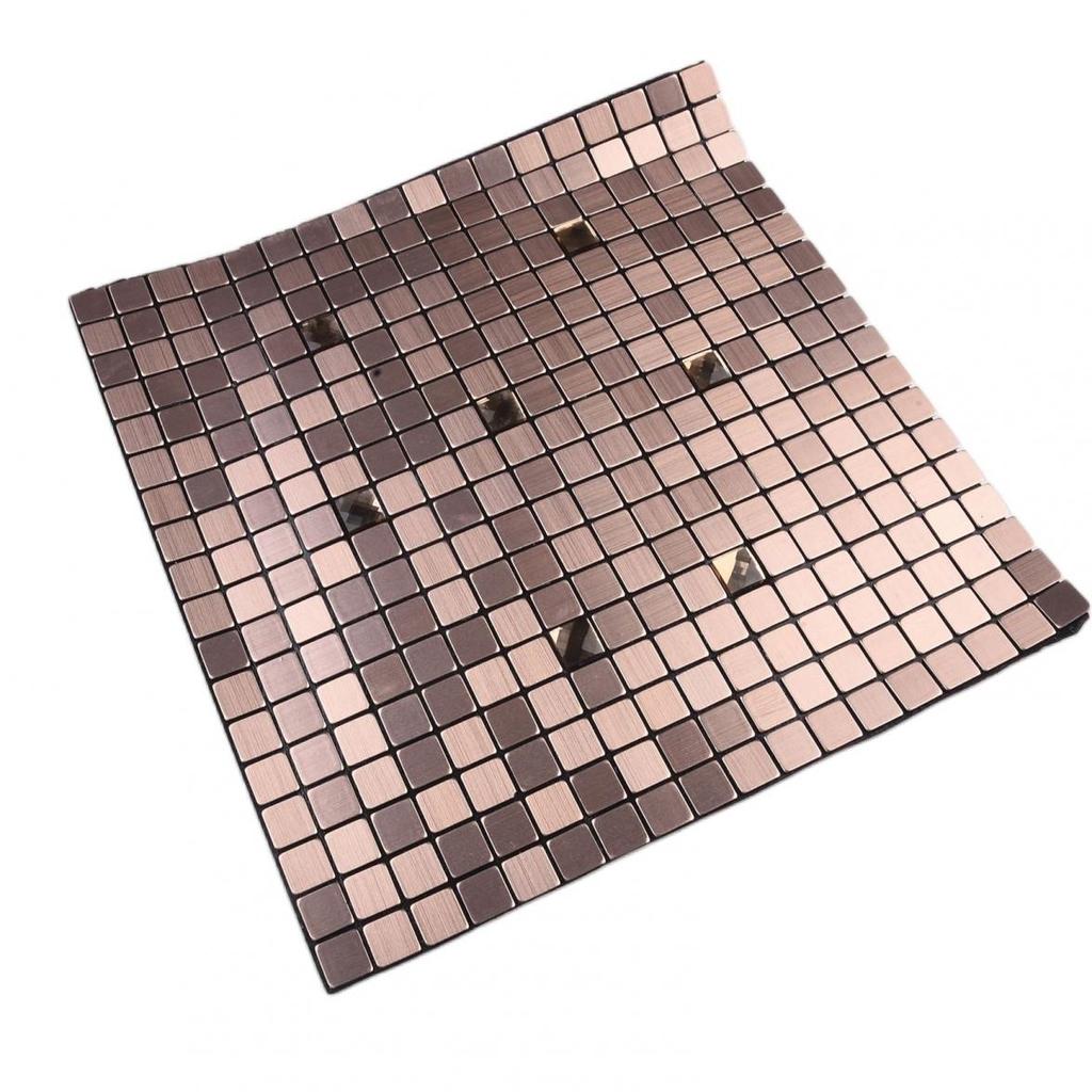 Кухонная мозаичная наклейка для фартука Название продукта Серебристый