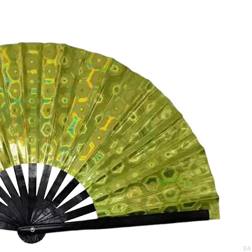 Line Dance Popping Fan Craft Hand для вечеринок, театральных танцев, реквизита