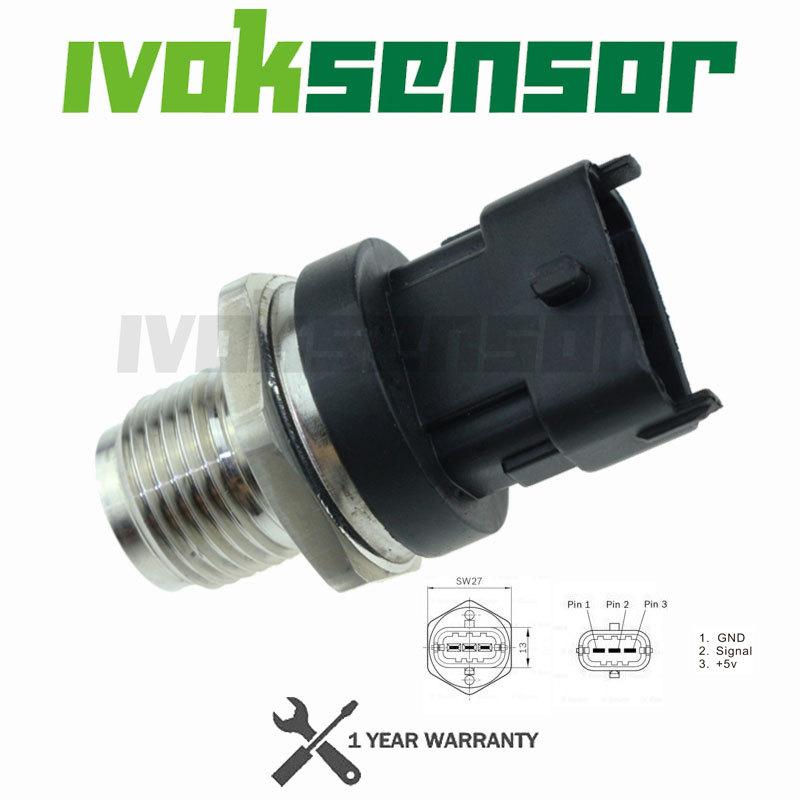 Replaceable CR Common Rail Fuel High Pressure Sensor For TOYOTA YARIS COROLLA LUNA 1.4 D4D Previa R3 2.0 89458-02010 0281002708