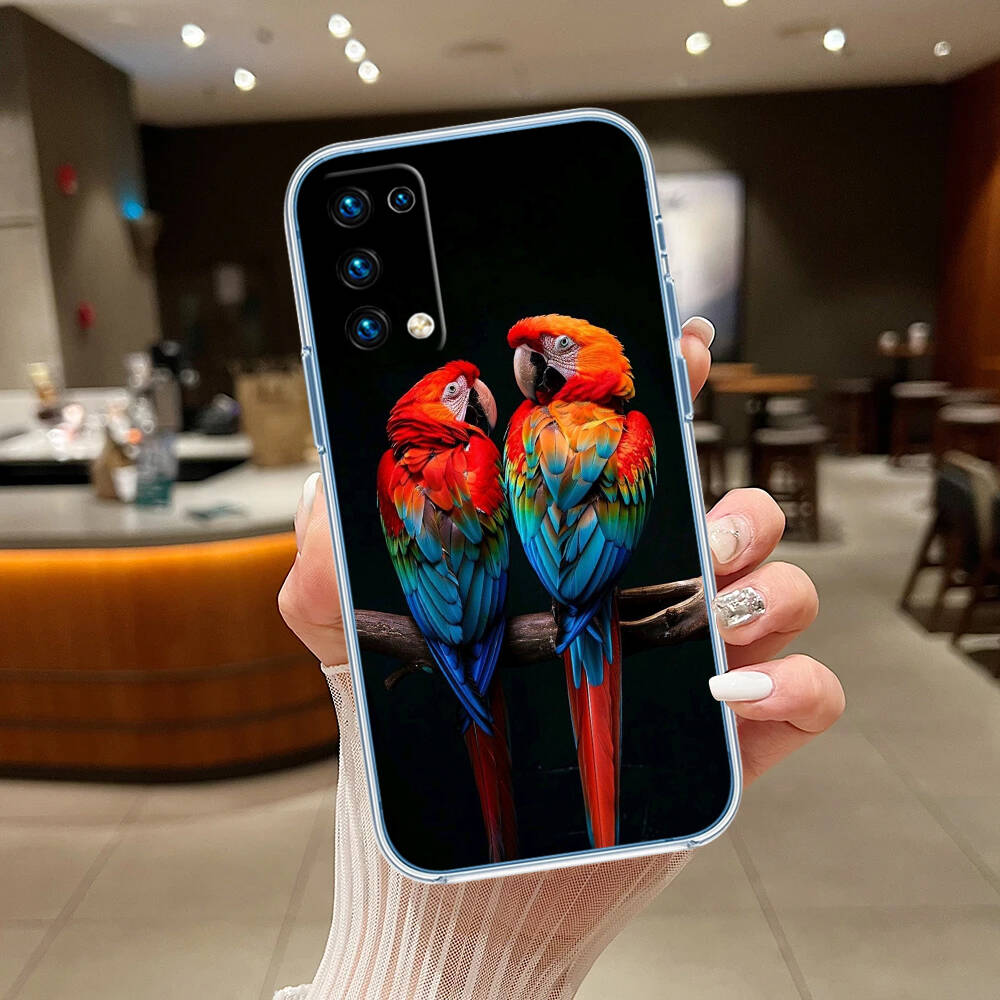 Parrot Phone Case for Motorola G14 G15 G24 G30 G31 G32 G34 G41 G42 G51 G52 G50 G60S G60 G62 G72 G71 G73 G84 G85 G200 E32