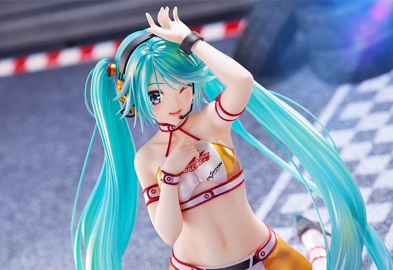 Hatsune Miku GT Project Racing Miku Art by Kentaro Yabuki масштабная пластиковая окрашенная готовая фигурка M04338 2010Ver. 1/7