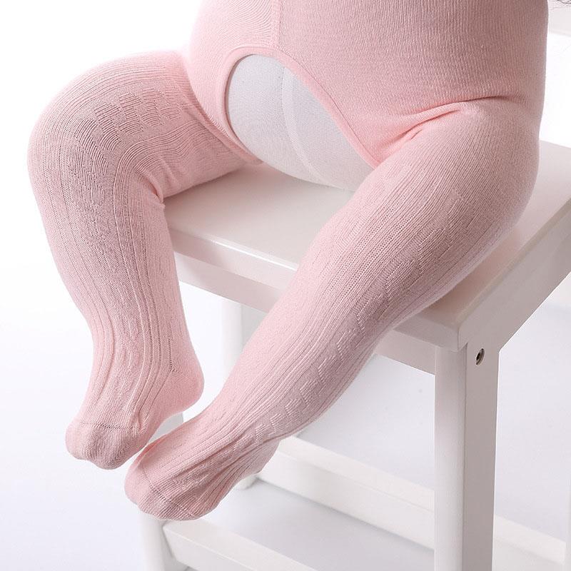Детские колготки зима-осень однотонные мягкие хлопковые толстые теплые колготки для маленьких девочек плотные колготки для новорожденных мальчиков и девочек одежда