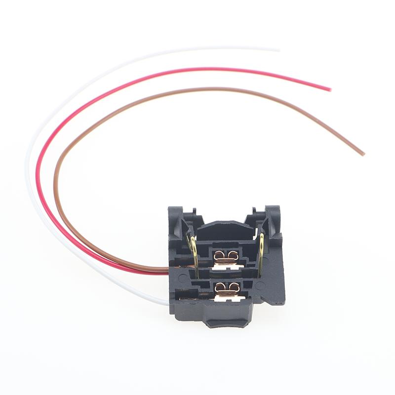 1Pcs H7 Headlight Base Bulb Socket Lamp Holder With Cable For Ford Mondeo Escort Focus MK2 MK3 Car Light Connector Accessories