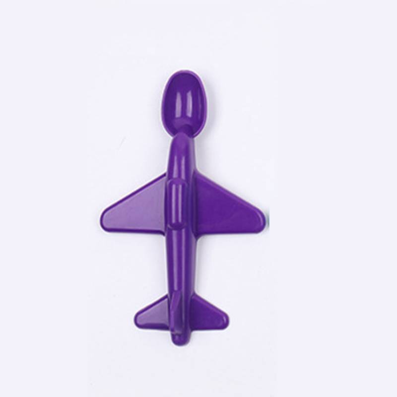 Childrens Airplane Shaped Plastic Spoon With Cute Design For Kids Meals And Gifting