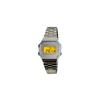 Casio Индивидуальные часы модифицированная серия ретро маленькие квадратные часы водозащита A168WEM-7 модифицированные-Sanyaojie Кварц Сталь Серебристый циферблат Желтые стрелки