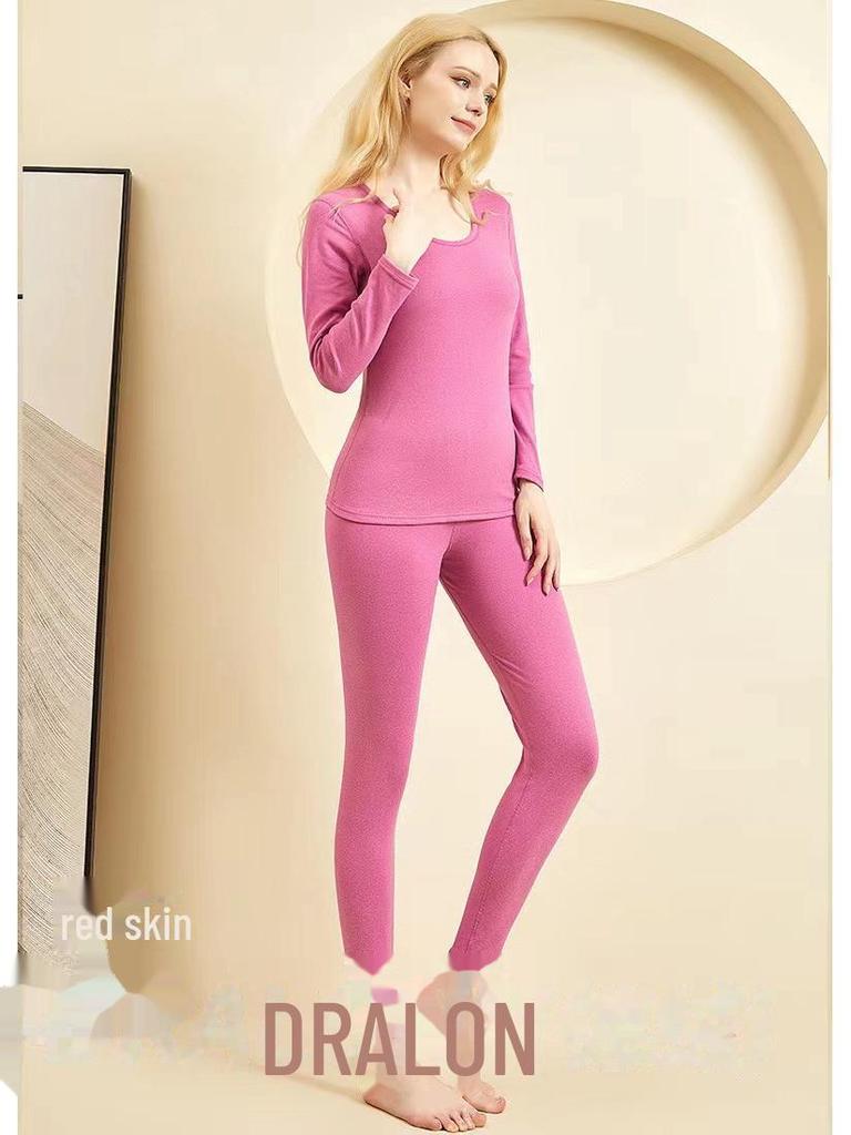 Мужской двухсторонний комплект термобелья из немецкого бархата - круглый вырез, зимний теплый костюм на осень 