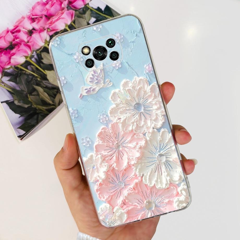 For Xiaomi Poco X3 NFC X3 Pro Back Cover Phone Case Soft Clear Silicone Shockproof Funda Coque For Poco X3 GT PocoX3 Pro Capa