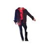 Куртка джинсовая Levis двусторонняя с воротником на молнии Мужские куртки Темно-черный Серый 74753-0000