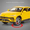 1/24 Lamborghini URUS Bison SUV литая спортивная модель автомобиля литые металлические внедорожники имитация модели автомобиля звук и свет детские игрушки подарок