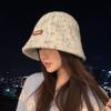 New Bucket Hat Women's Autumn and Winter Fashion Warm Knitted Basin Hat