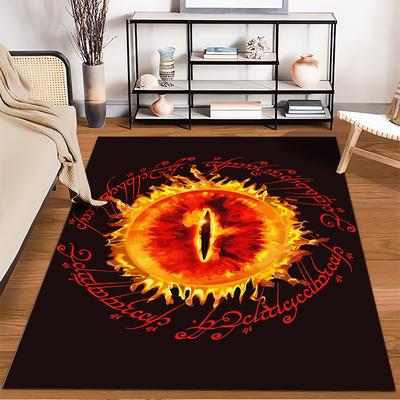 Eye of Sauron Design Rug Non-slip Rug Suitable for Living Room and Bedroom Sofas.