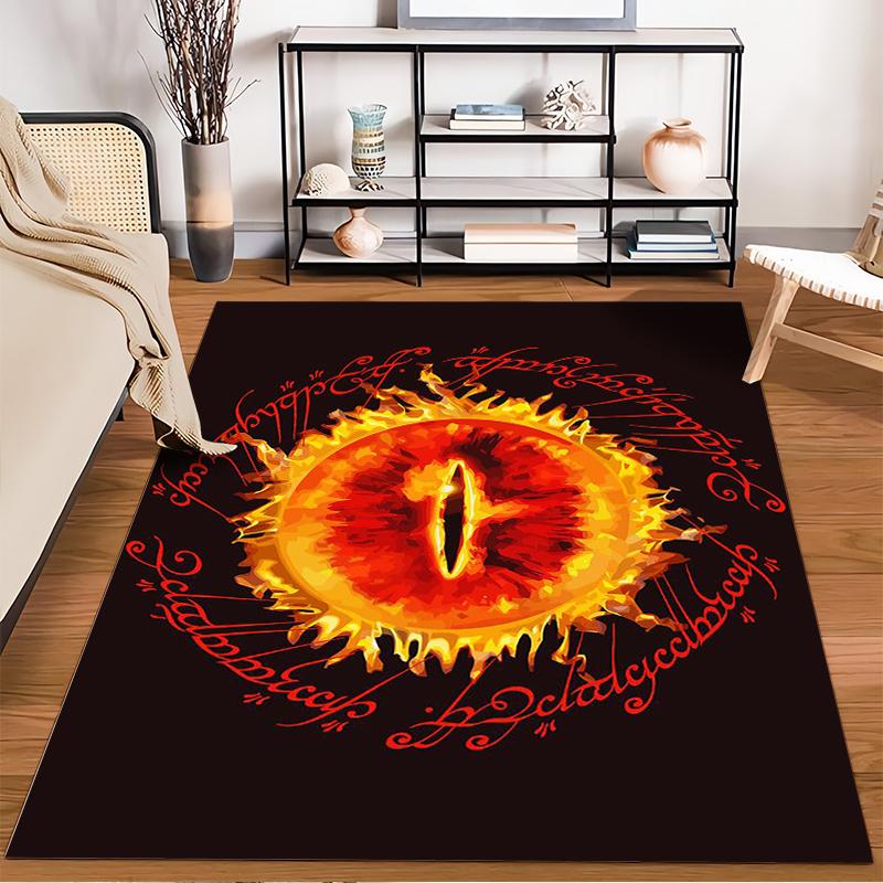 Eye of Sauron Design Rug Non-slip rug suitable for living room and bedroom sofas.