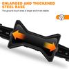 2Ton Mechanical Manual Scissor Jacks With Stabilizer Base & Handle For Car/SUV Tire Replacement And Emergency Roadside Repair