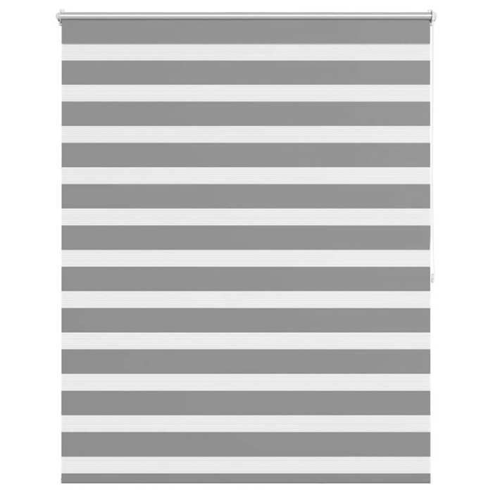 VidaXL Roller Blind Light Filtering 140x175 Cm Grey Blackout Blind Window Home 240223