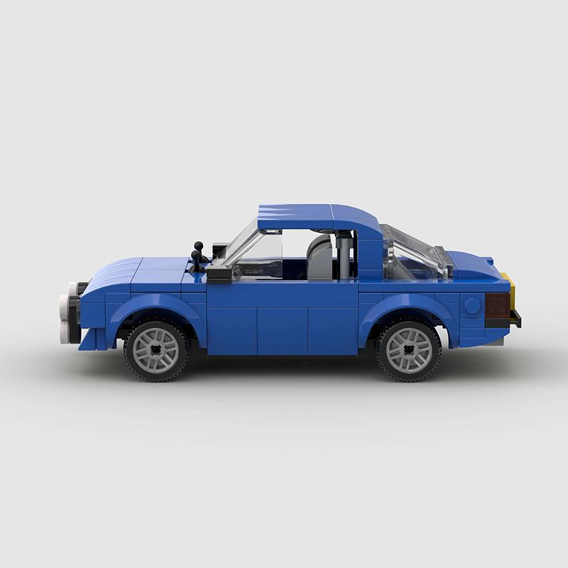 MK2 RS MOC Скоростной Автомобиль Ралли Эскорт Супер Гонночный Автомобиль модель Строительный Блок Гонки Спорт Кирпич Рождественский Подарок Город Креативный