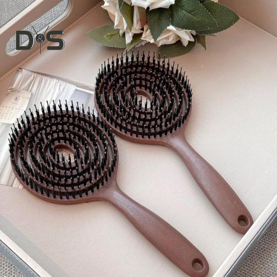 1/2 шт. вентилируемая массажная щетка для кожи головы эргономичная ручка антистатическая тонкая густая вьющаяся длинная расческа для мужчин и женщин укладка волос распутывание расческа