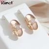 Kinel Pentagram Zircon Full Paved English Earrings For Women