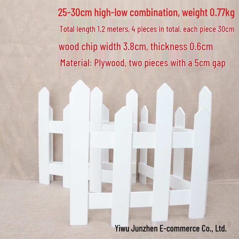 Деревянный штакетник Праздничное украшение для внутреннего и наружного использования