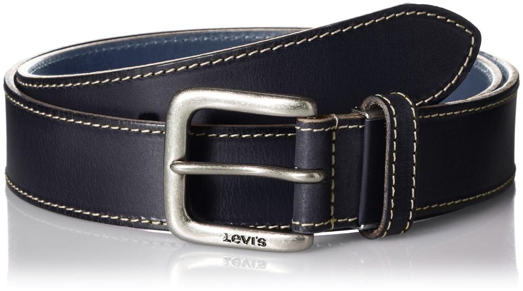 Levi's 6-цветный ремень со стежками 15116604 Темно-синий M