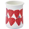 Toyo Horo Plune Cutlery Stand, Red Strawberry, Size: Approx. W9.3 X D9.3 X H12, PKS-101