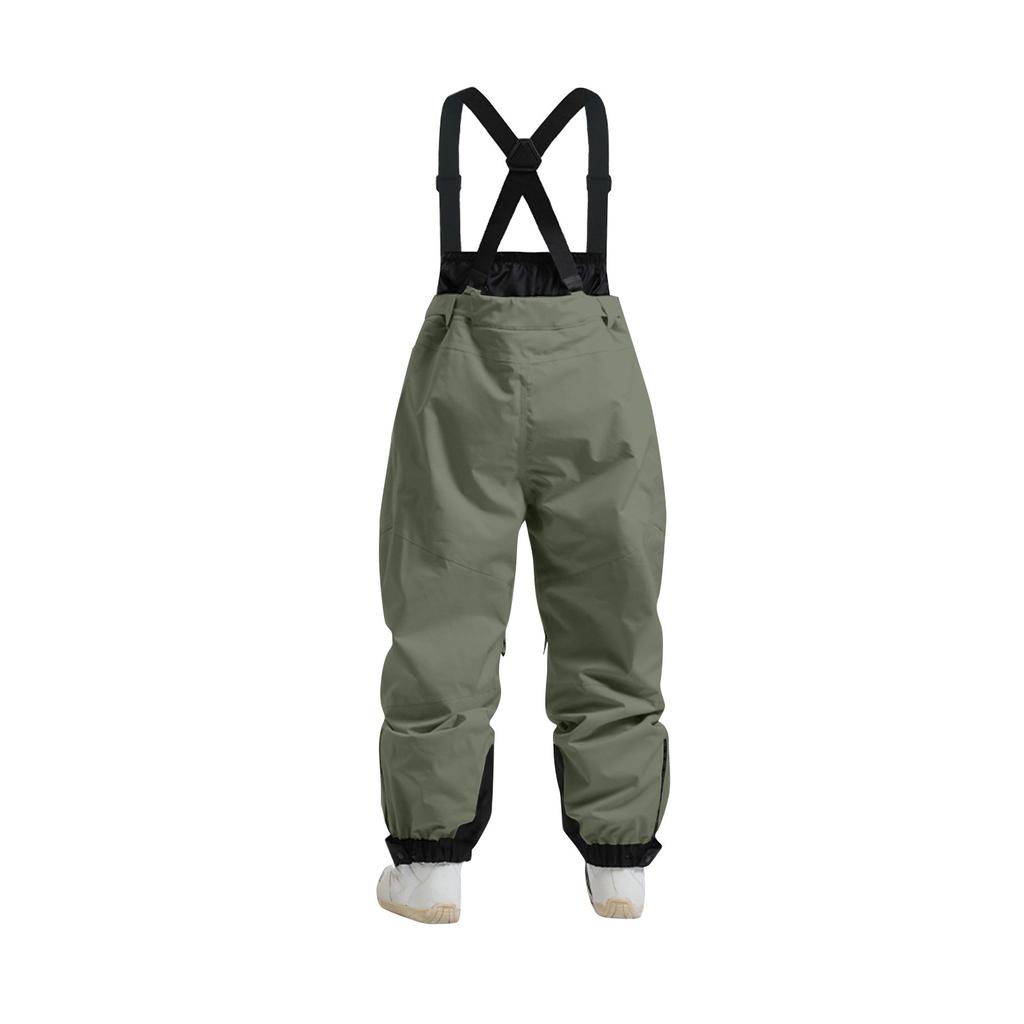 Толстые плечевые ремни с хлопковыми зажимами для тепла, ветрозащитные и водонепроницаемые лыжные брюки