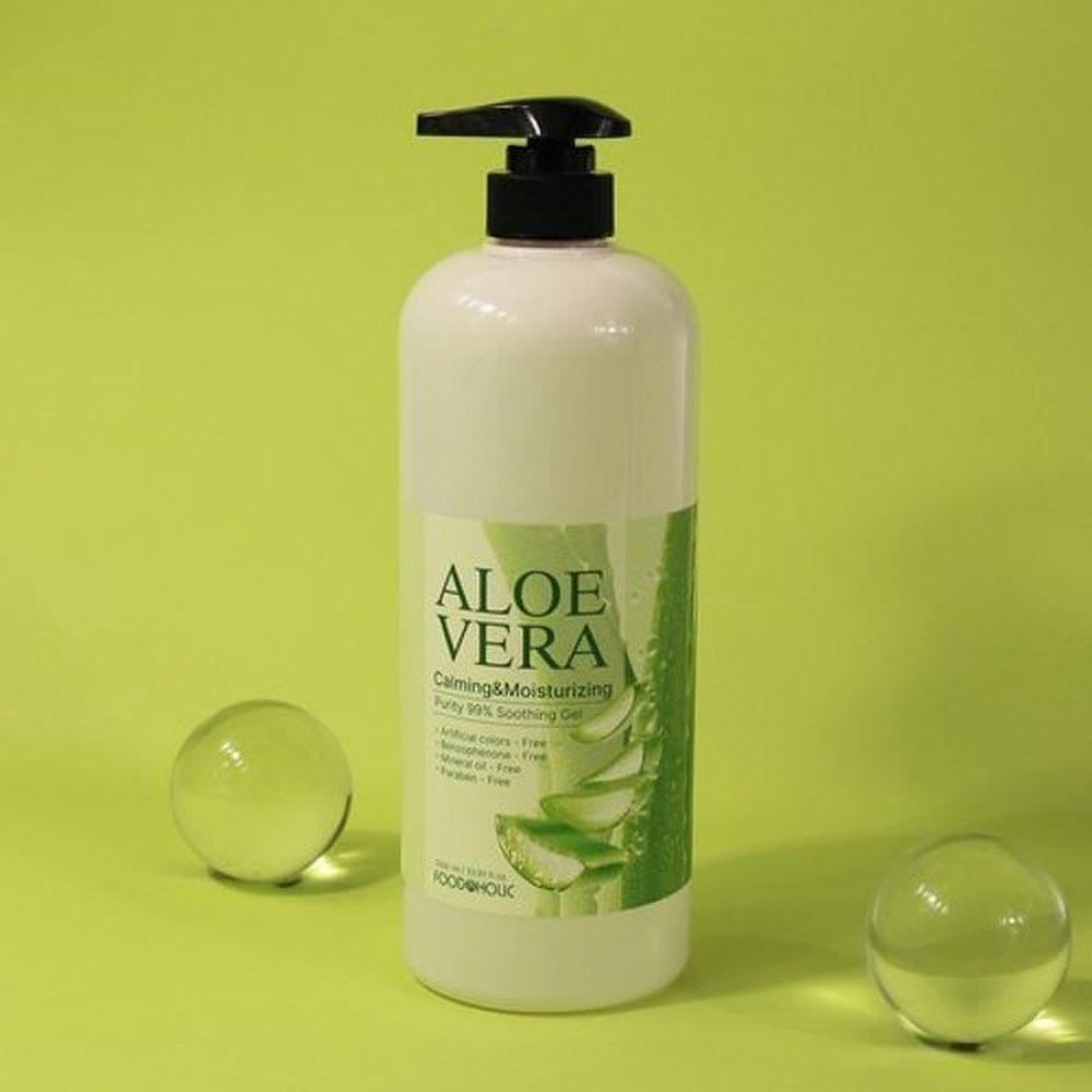 (1 + 1)Успокаивающий гель FoodaHolic Aloe Vera 1000 мл