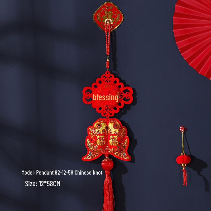 2025 New Year Pendant: Festive Decoration for Attracting Wealth and Fortune, Ideal for Spring Festival Celebrations.
