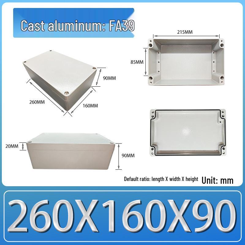 IP66 Outdoor Explosion-Proof Waterproof Aluminum Junction Box with Customizable Terminal Button Holes
