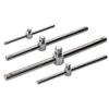 Удлинитель для торцевого ключа с трещоткой 1/4" 3/8" 1/2", скользящая Т-образная рукоятка, адаптер для торцевой головки, скользящий стержень, инструменты для ремонта автомобилей, удлиненный скользящий стержень